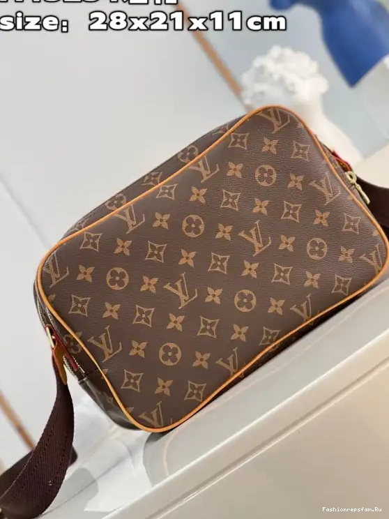 FS CHEAP bag-28*21*11CM LOUIS VUITTON REPORTER 0704